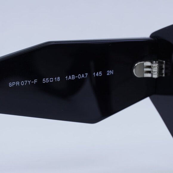 ?️ New Prada PR07YSF 1AB0A7 Sunglasses - Black Frame, Grey Gradient Lenses main image 5